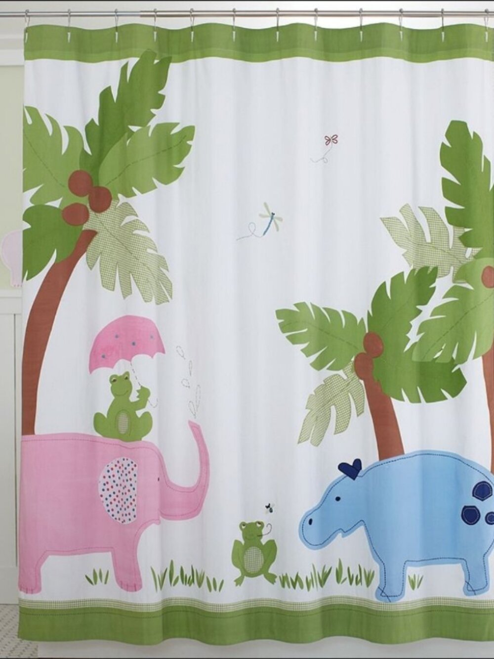Pottery Barn Kids Safari Shower Curtain